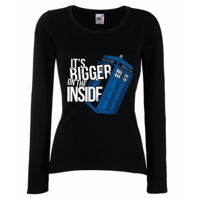 Блуза с дълъг ръкав DOCTOR WHO - IT'S BIGGER ON THE INSIDE